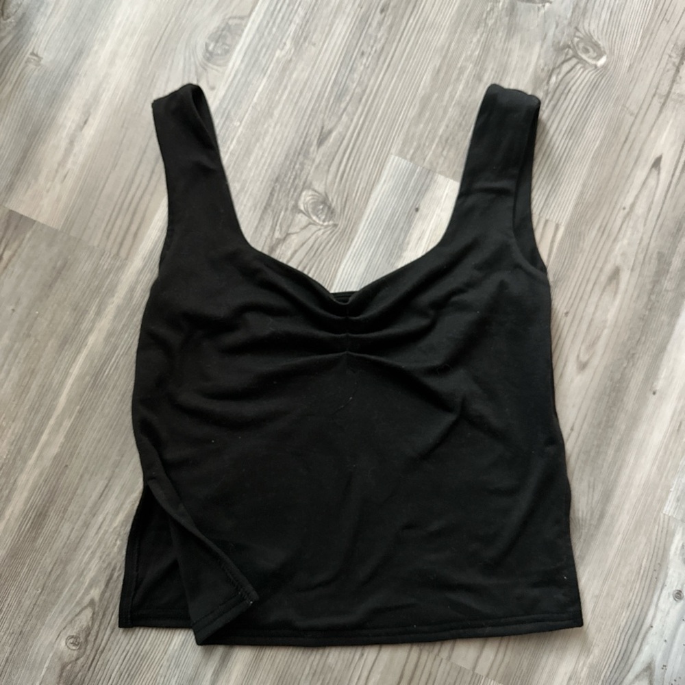 Amazon Black Fitted Sleeveless Tank Top